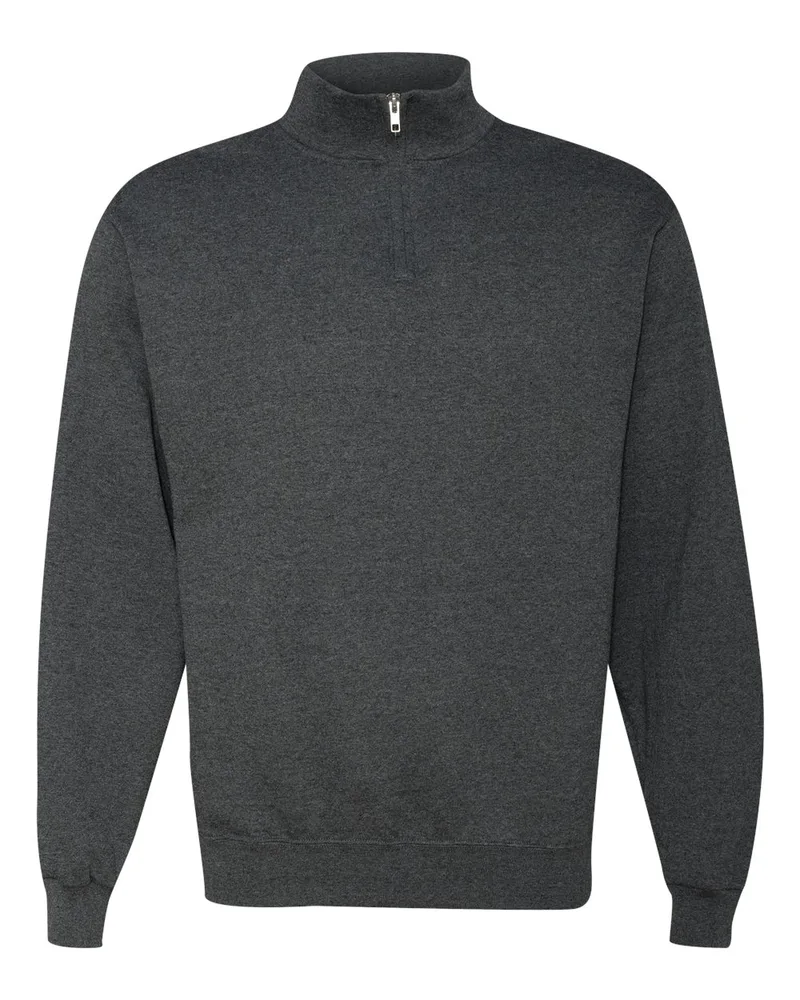 Jerzees® Nublend® Cadet Collar Quarter-Zip Sweatshirt view 6