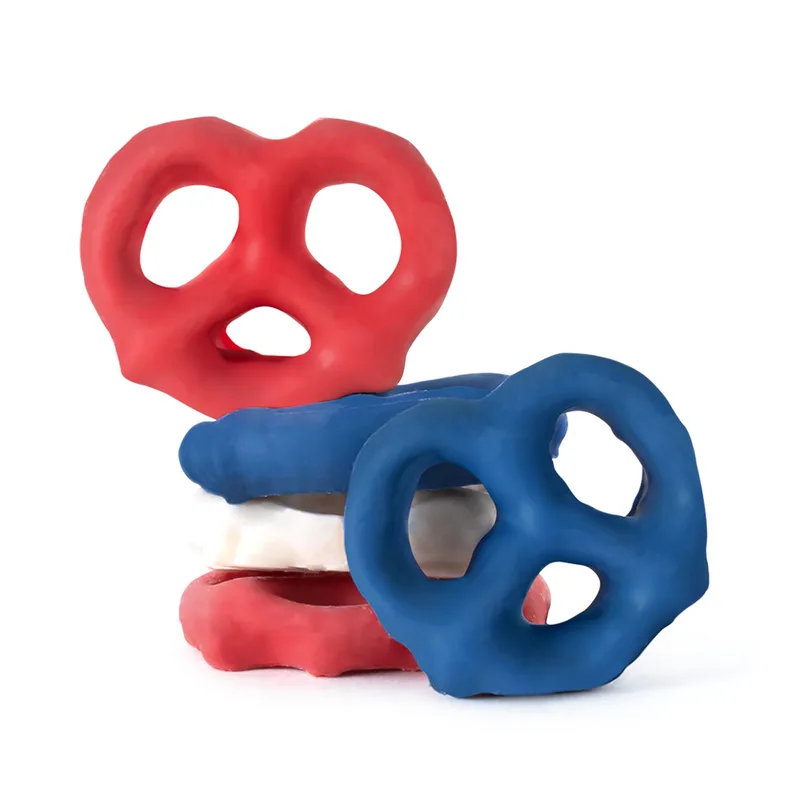 America 250- Gable Box- Red, White and Blue Mini Pretzels view 2