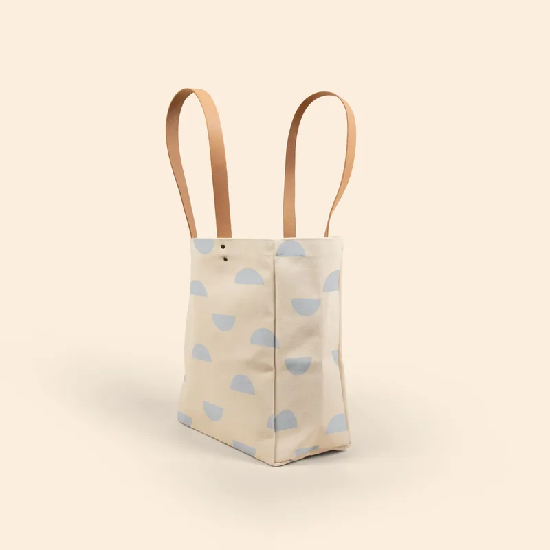 All That Grocery Tote - Heavyweight Canvas With Leather