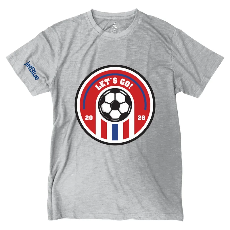 Soccer ACE Slub T-Shirt S/S Crew Neck - Unisex view 5