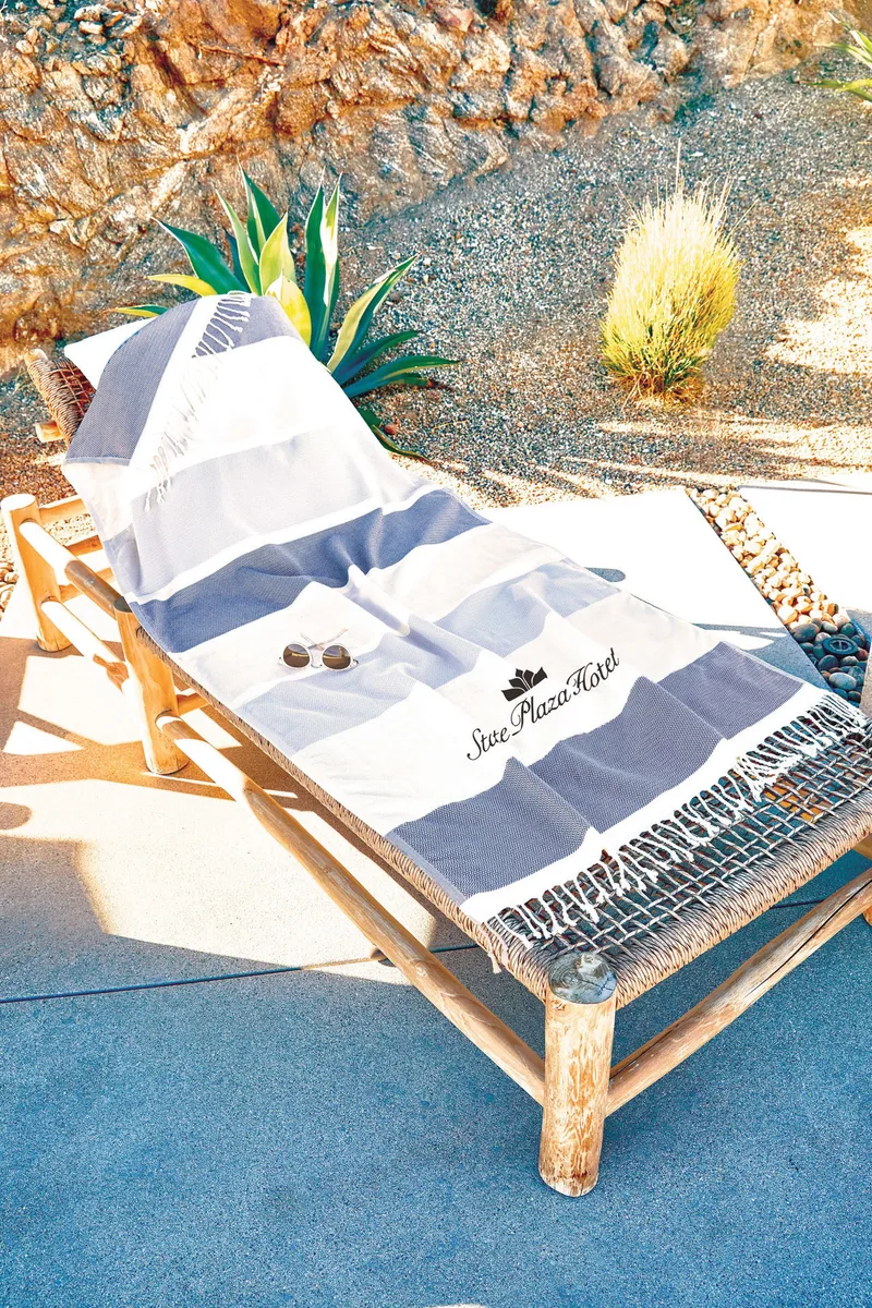 Bennett Broad Stripe Beach Towel view 2