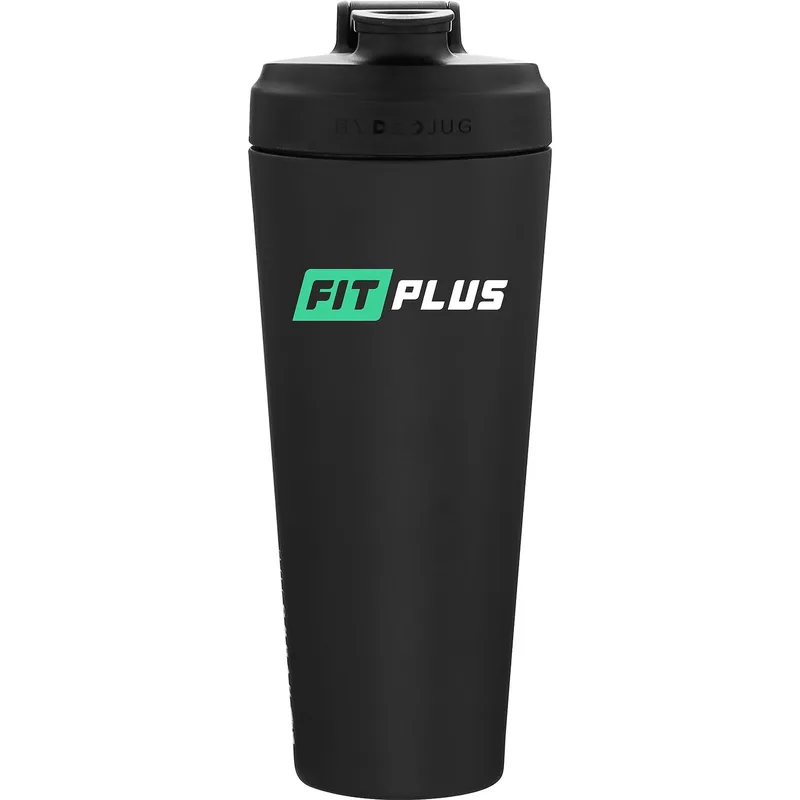 24 oz Hydroshkr Stainless Steel Shaker Bottle (Black)