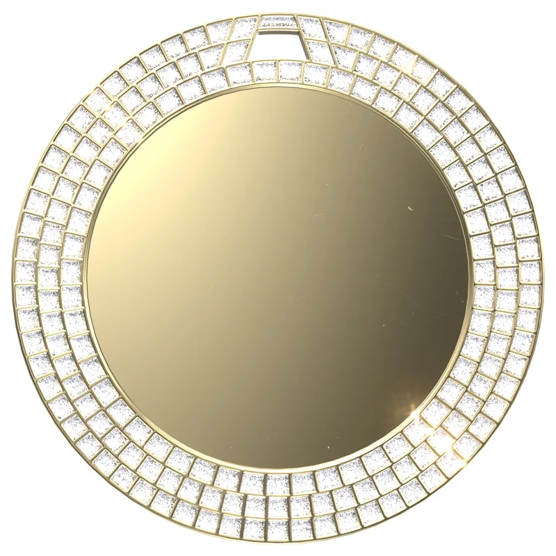 Vibraprint® Bright White GEM Insert Medallion (2-3/4") view 2