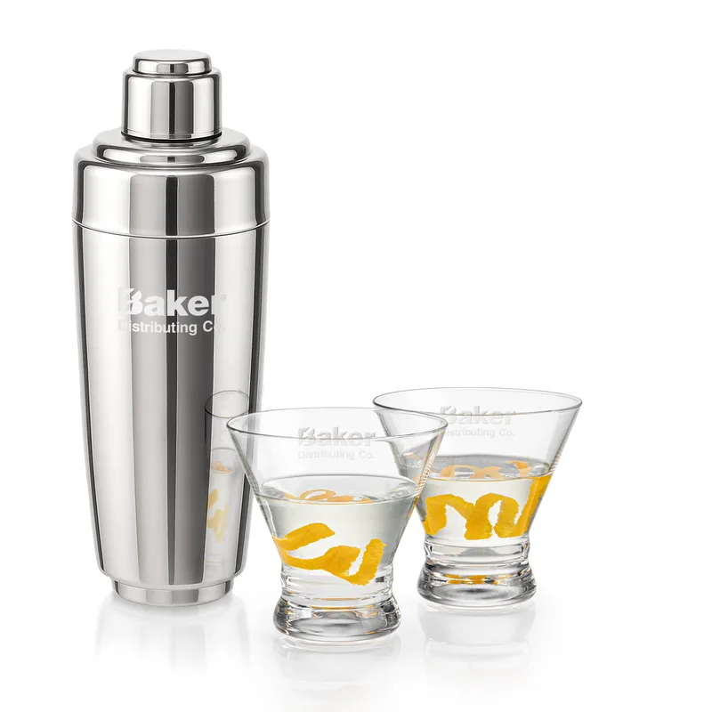 Shaker Martini Set, Rideau Martini Set, Set of 3