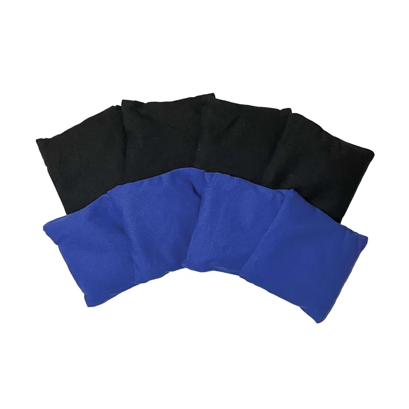 Portable Cornhole, 4 Black & Royal Bean Bags view 2