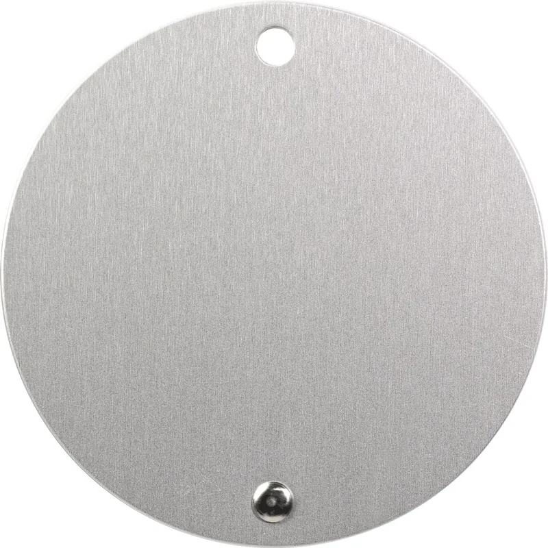 Silver Blank Front View