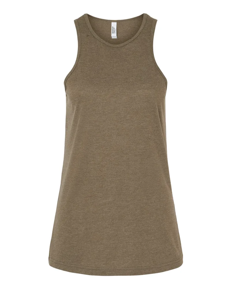 American Apparel® Ladies' CVC Racerneck Tank Tops view 3