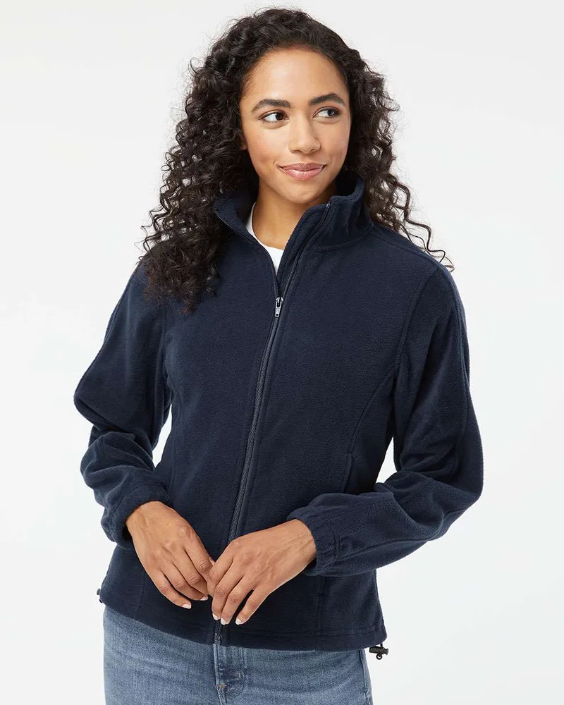 Burnside® Women's Polar Fleece Full Zip Jacket view 4