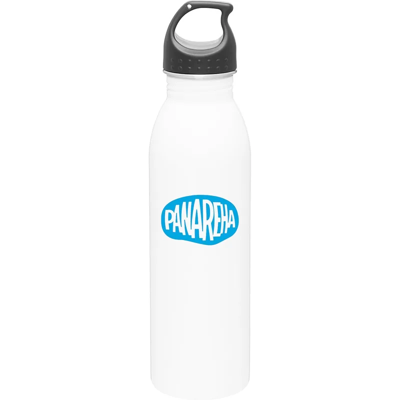 24 oz h2go Solus Water Bottle (White)