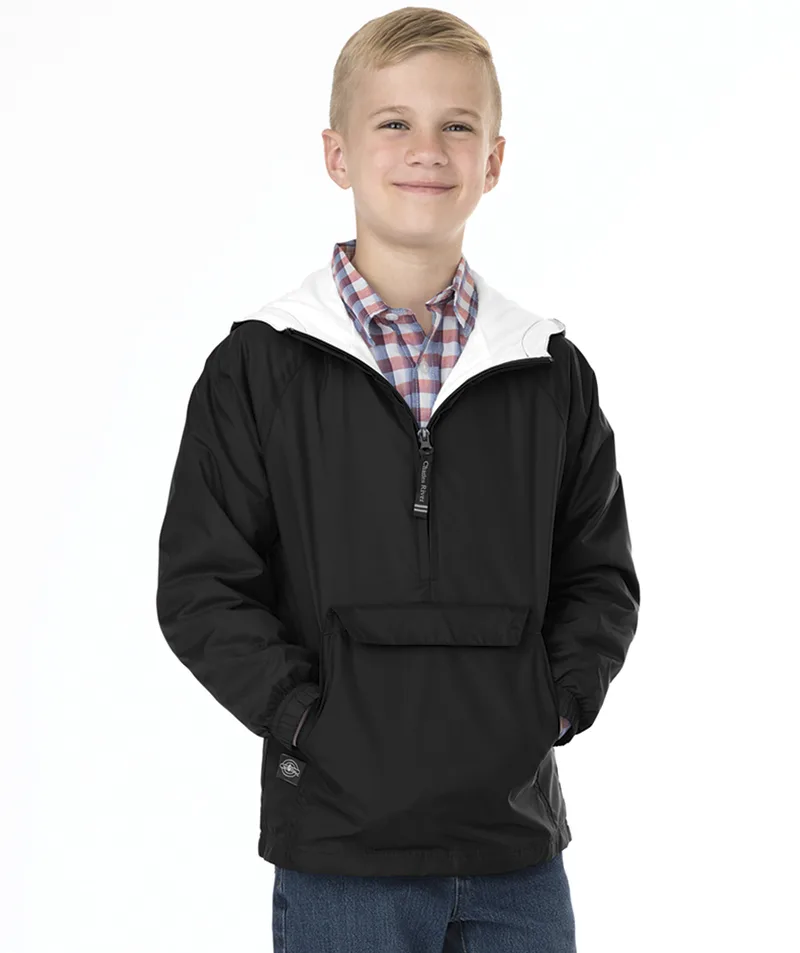 Youth Classic Solid Pullover Jacket view 6