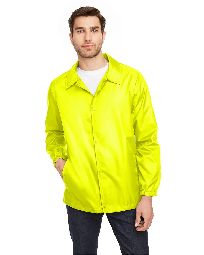 Team 365 Unisex Zone Protect Coaches Jacket view 2