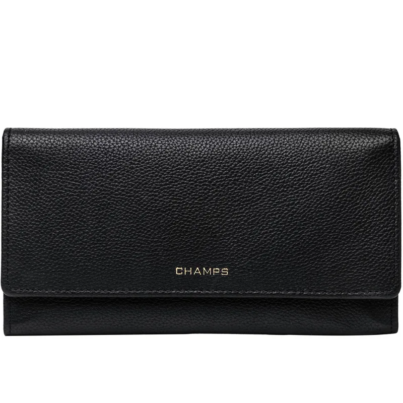 Champs Luggage Gala Collection Leather Wallet Size 8.5"X4"X1.