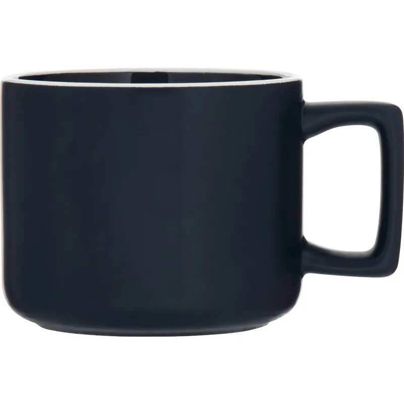 12 oz Helio Ceramic Mug (Matte Navy) view 2