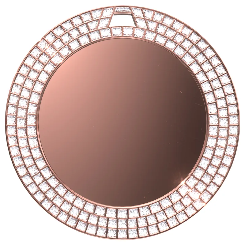 Vibraprint® Bright White GEM Insert Medallion (2-3/4") view 4