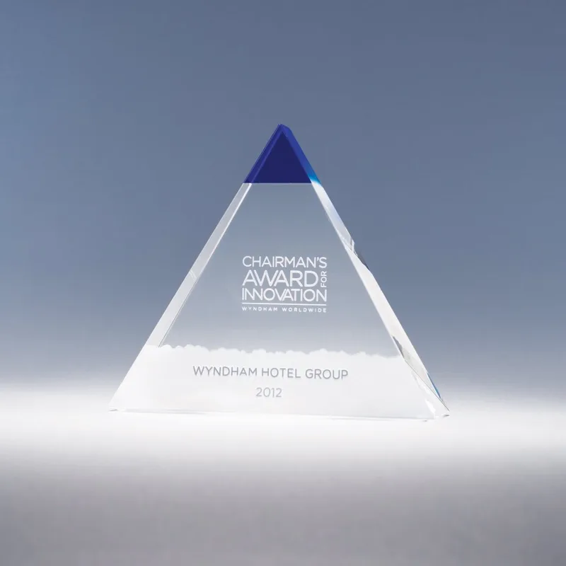 5" Blue Majestic Crystal Award