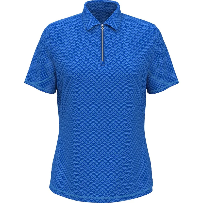 Callaway® All Over Stitched Moisture Wicking Women's Chev Polo Shirt with Custom Logo view 7