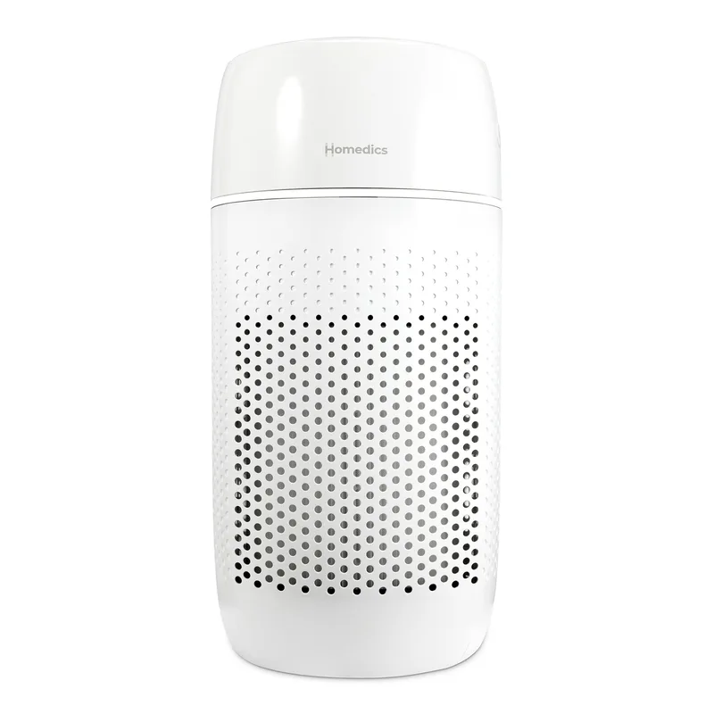 Homedics 3-In-1 Hepa-Type Medium Room Tower Air Purifier T22 W/ Uv-C