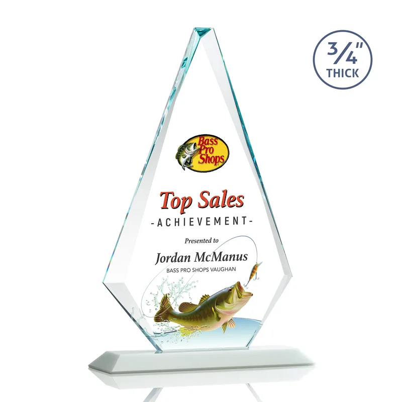 VividPrint™, Standard base, White, 10" x 15.25" x 3"