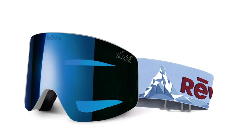 Revo Sunglasses Matte White Bode Miller No. 6 Goggles w/Interchangeable Lens