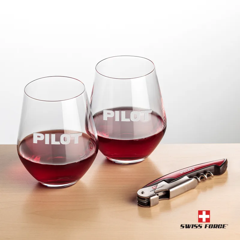 Wine Opener Stemless Set