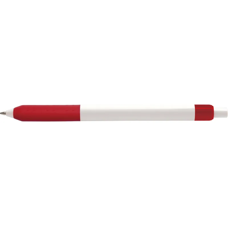 White/Red Blank Back View