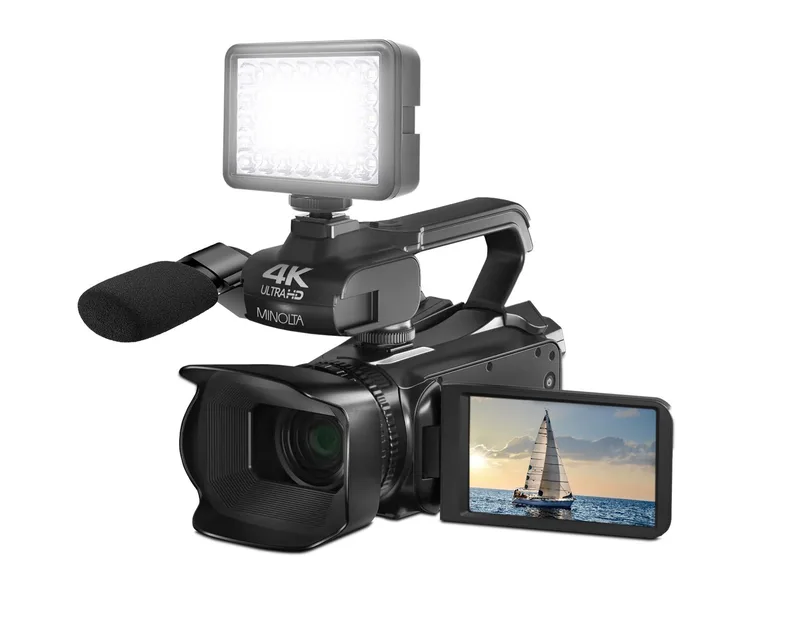 Minolta 4K Uhd Movie Maker Camcorder Kit