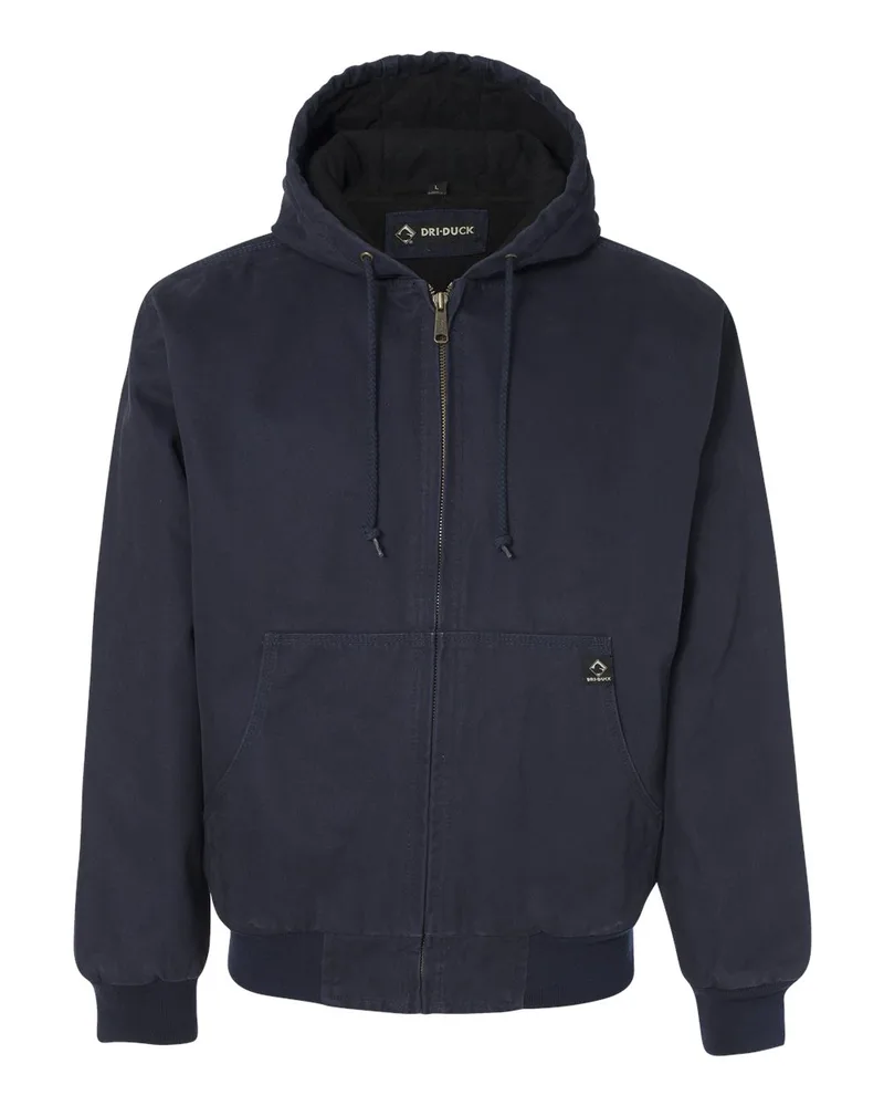 Dri Duck® Cheyenne Hooded Boulder Cloth™ Hooded Jacket w/Tricot Quilt Lining view 6