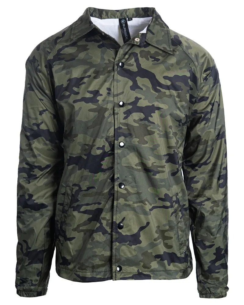 Burnside Men's Nylon Coaches Jacket view 3