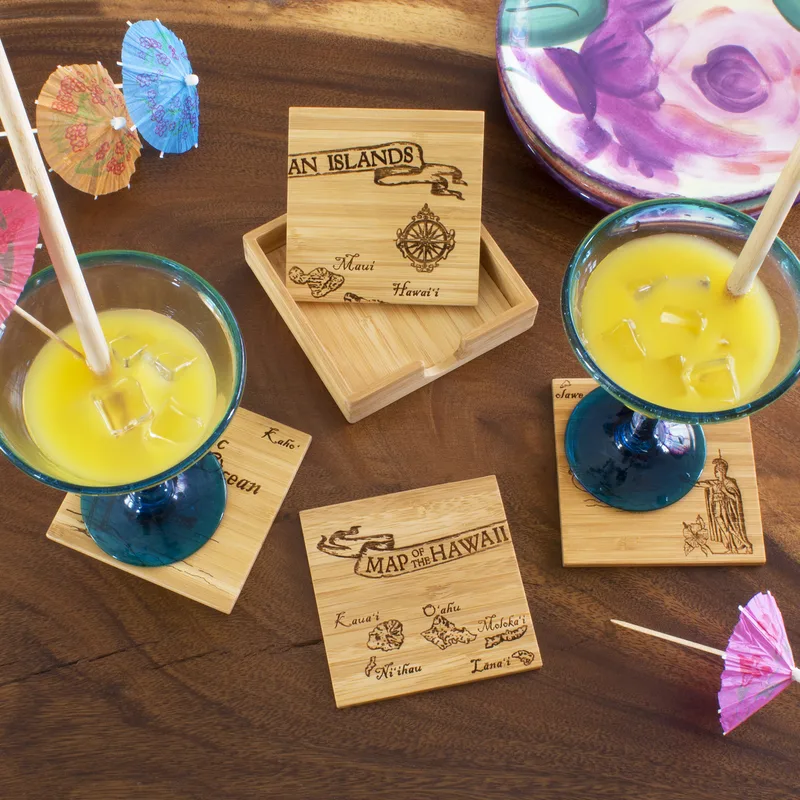 Hawaii Puzzle Coaster Set view 2