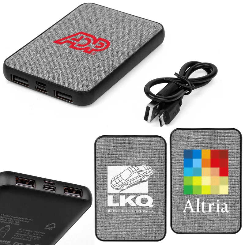 5000mAh Manchester RPET Power Bank