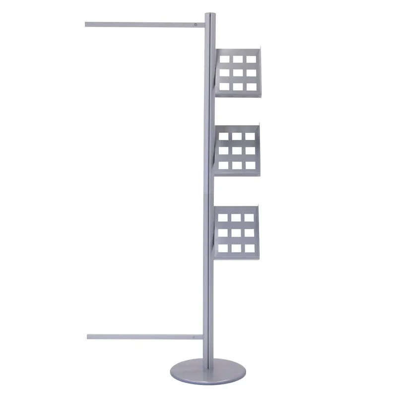 Flex Banner Display Single-Banner w/Lit Racks Hardware view 4