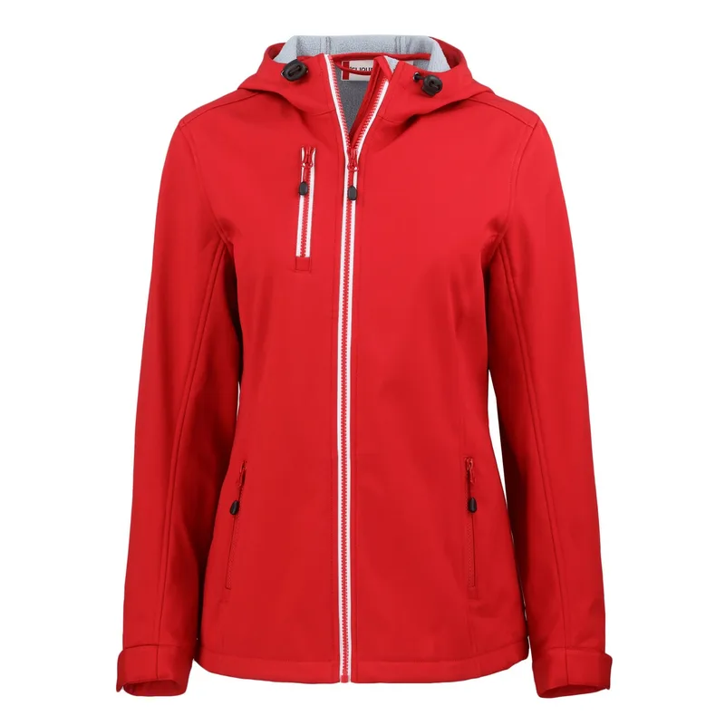 Clique Telemark Eco Stretch Softshell Full Zip Womens Hooded Jacket view 7