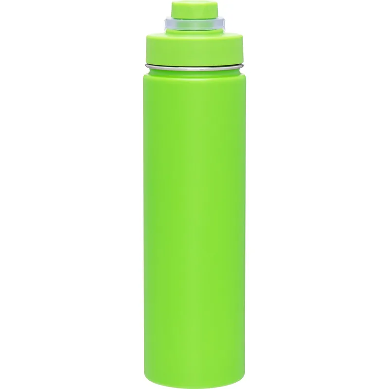 24 oz h2go Conquer Water Bottle (Matte Lime) view 2