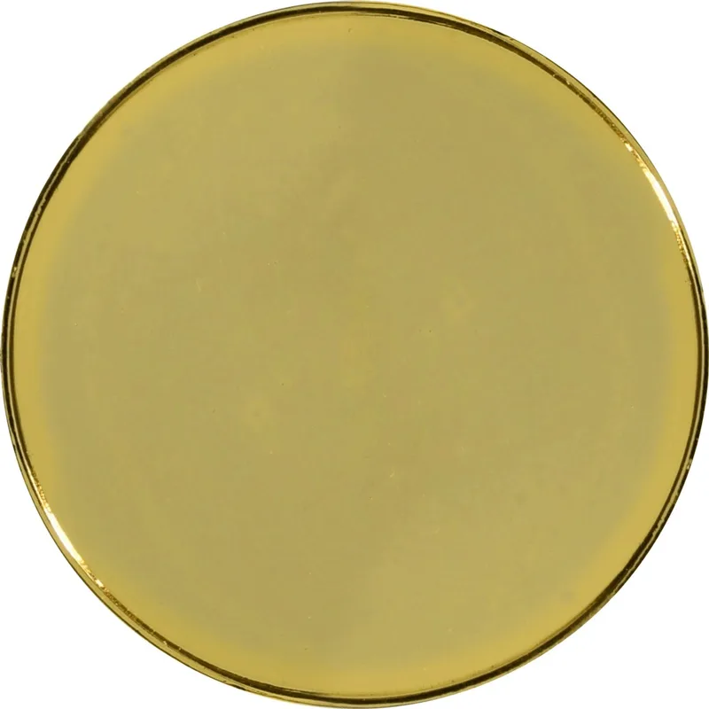 Bright Gold Blank Back View