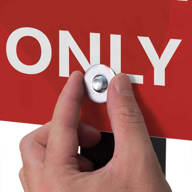 60" Rover Portable Sign Post Double-Sided Kit view 5