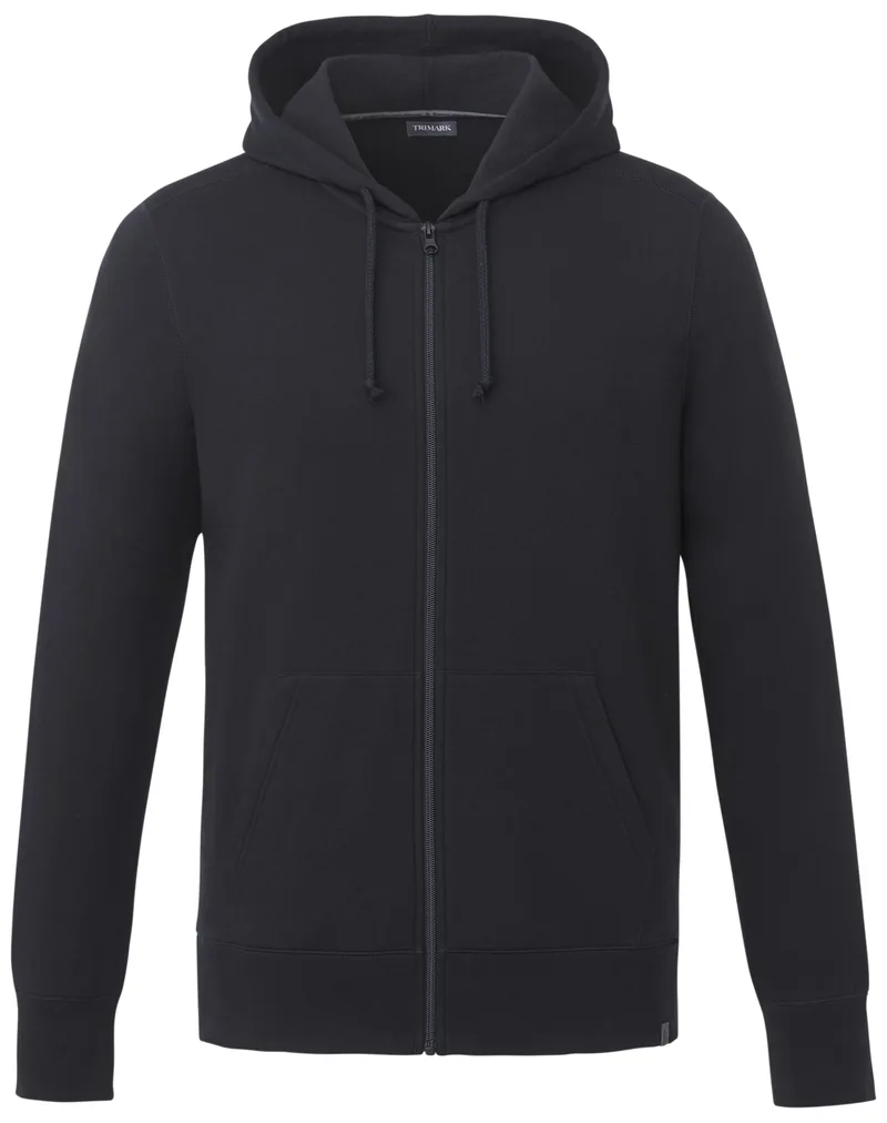 Men's ARGUS Eco Fleece Full Zip Lightweight Hoodie view 2