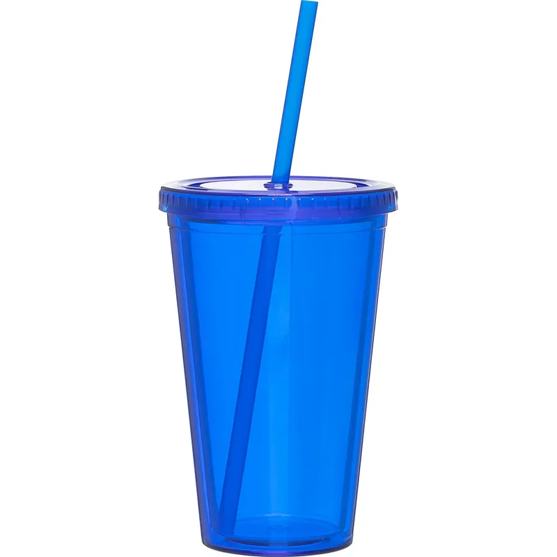 16 oz Spirit Travel Tumbler (Blue) view 2