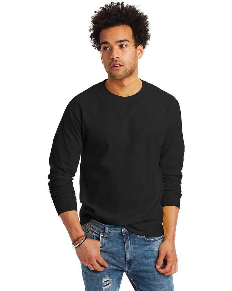 Hanes Printables Unisex Tagless® Long-Sleeve T-Shirt view 2