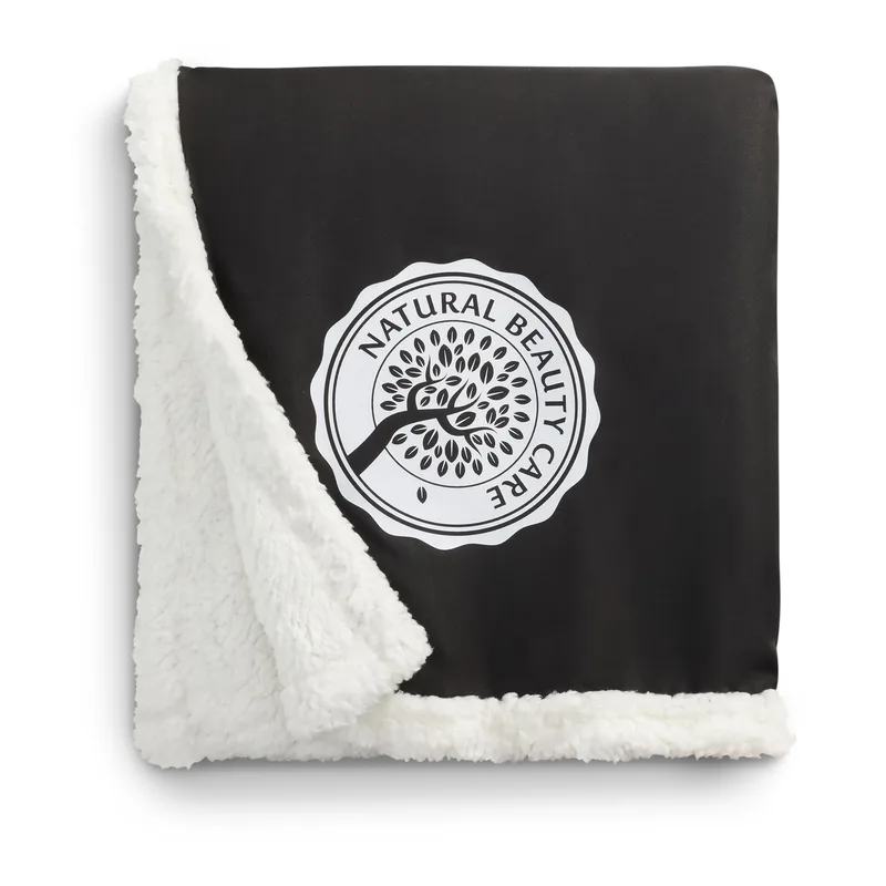 Super Soft Large Fleece Sherpa Blanket - 50'' x 60'' Unfolded view 2