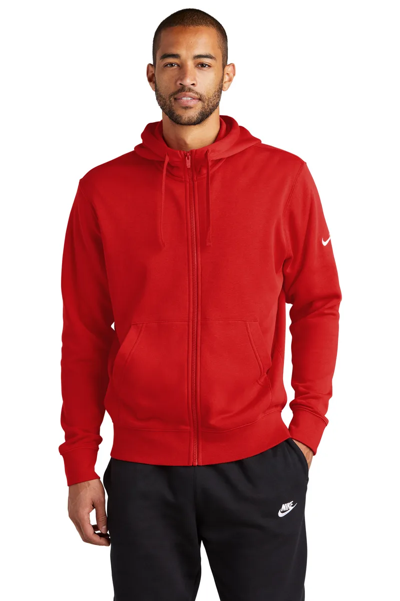 Nike Club Fleece Sleeve Swoosh Full-Zip Hoodie view 4