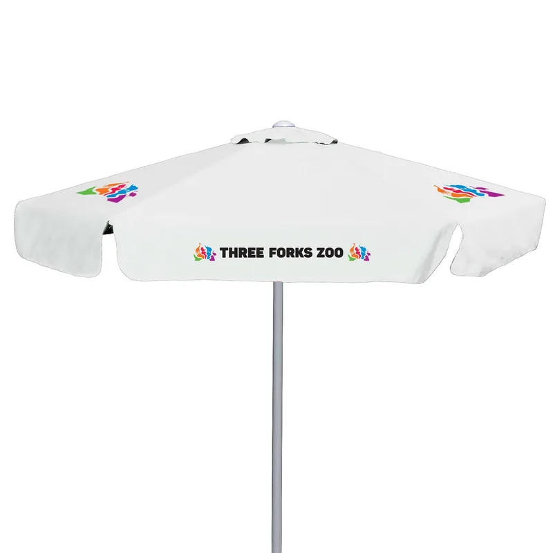 7' E-Z Glide Market Umbrella Kit With Valance (6 Imprints) view 7
