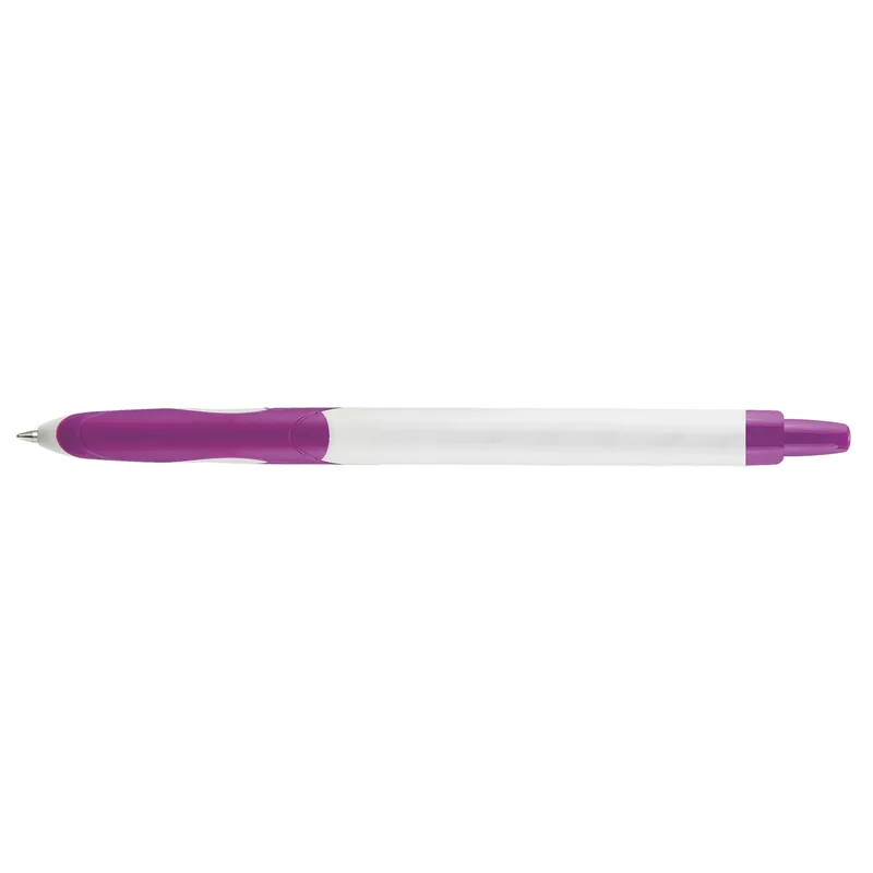White/Purple Blank Back View