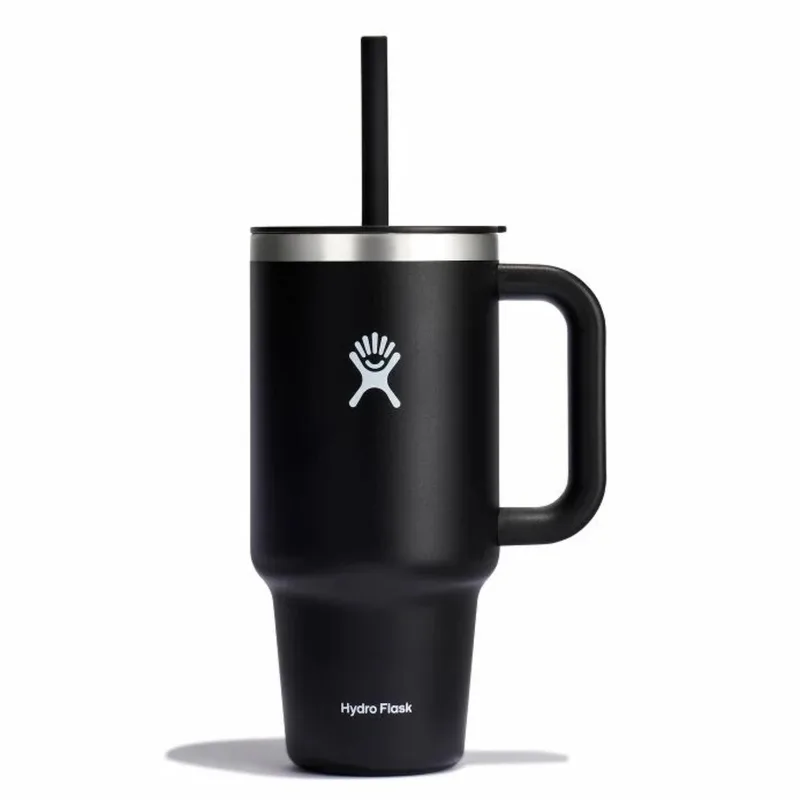 32 oz Hydro Flask® Stainless Steel Insulated Travel Tumbler w/ Handle & Straw view 5