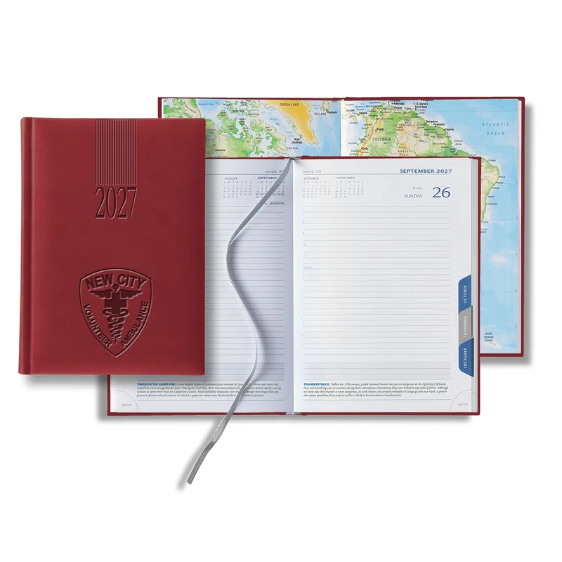 Castelli Tucson Medio White Page Tabbed Daily Diary view 7