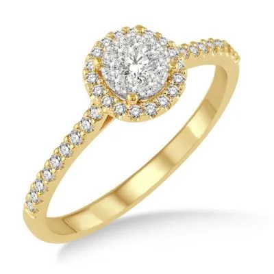 Jilco Inc Round Diamond Cluster Ring - Size 8.5