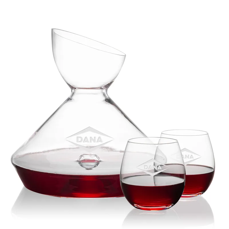 Carafe & 2 Stemless