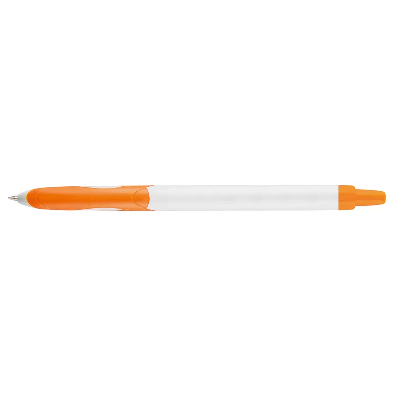 White/Orange Blank Back View