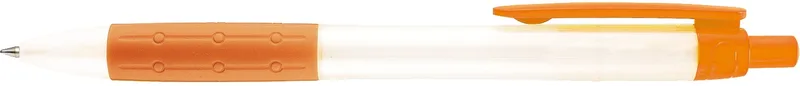 Translucent Pearl White/Orange Blank Side View