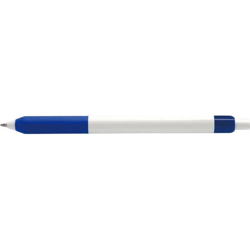 White/Blue Blank Back View