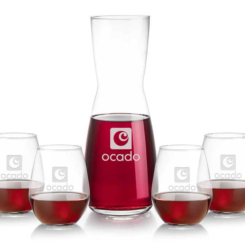 Carafe & 4 Stemless
